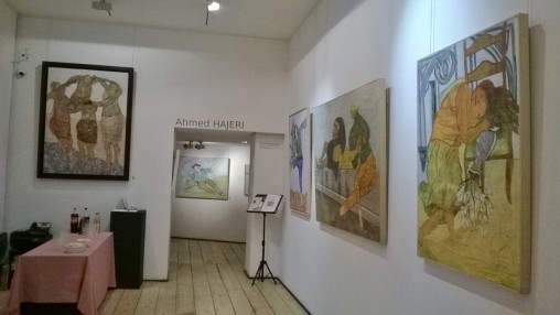 Ahmed Hajeri exposition 2015 à la galerie Daniel Besseiche